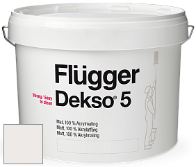 Краска Flugger Dekso 5 матовая краска цвет 4391 