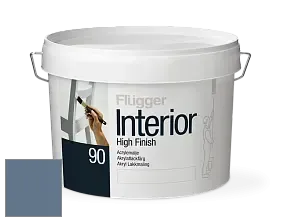Краска Flugger Interior High Finish 90 акриловая глянцевая эмаль цвет NCS S 5020-R80B 