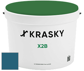 Краска X2B X Krasky глубокоматовая краска для потолков цвет NCS S 5040-B 