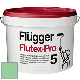 Краска Flugger Flutex Pro 5 матовая краска цвет NCS S 1040-G10Y 
