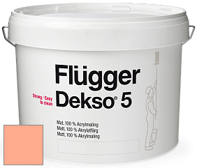 Краска Flugger Dekso 5 матовая краска цвет 1386 