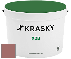 Краска X2B X Krasky глубокоматовая краска для потолков цвет NCS S 4030-Y90R 